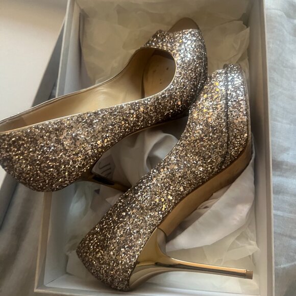 Jimmy Choo open-toed stilletos - Picture 1 of 1